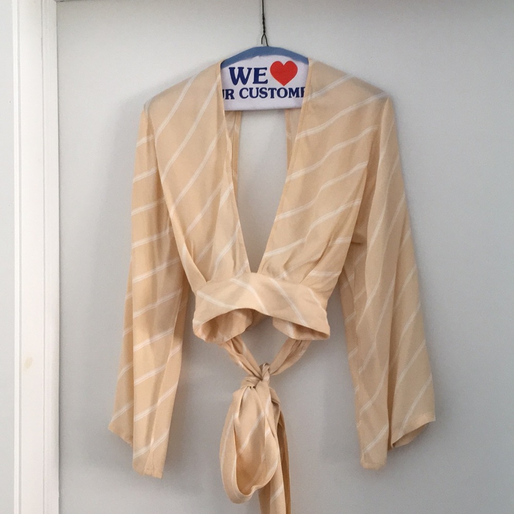 Faithfull the Brand plunge cropped top